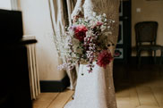 Bride with flowers