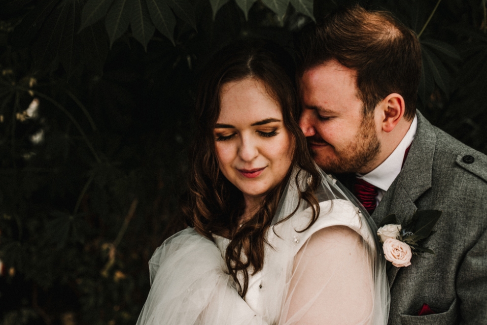 couple in love on their wedding day , liverpool