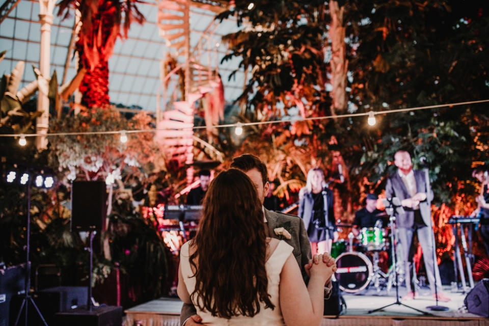 sefton palm house wedding first dance 