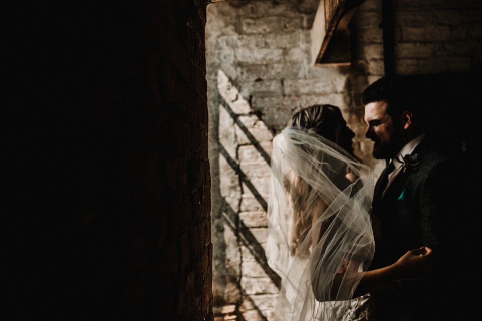 alternative wedding photography at th west mill wedding venue