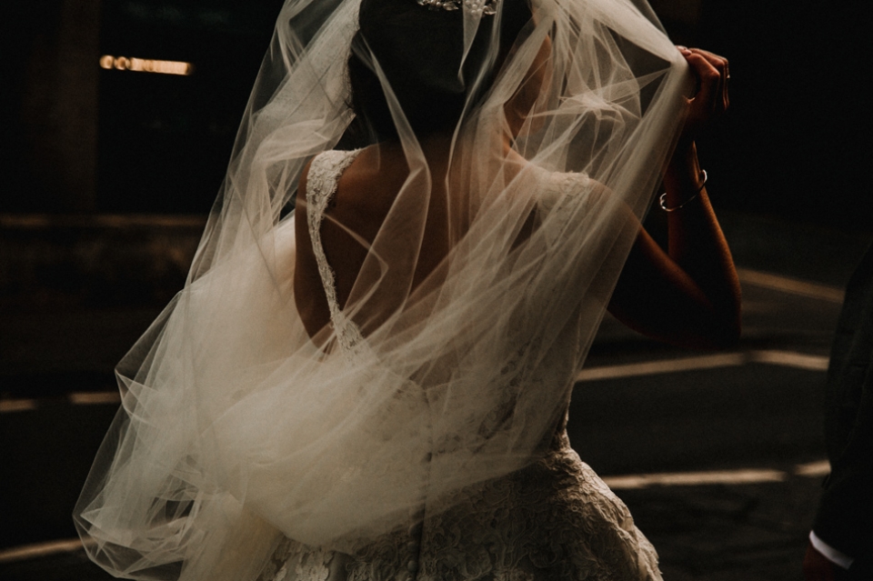 Edinburgh city centre wedding , the caves