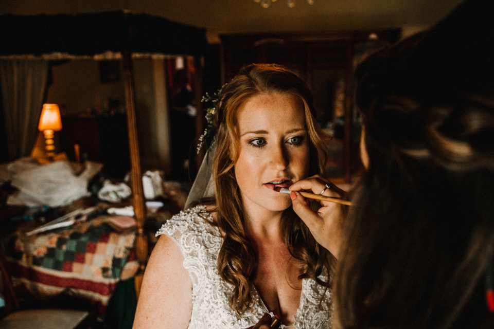 last minute makeup touch up devon wedding