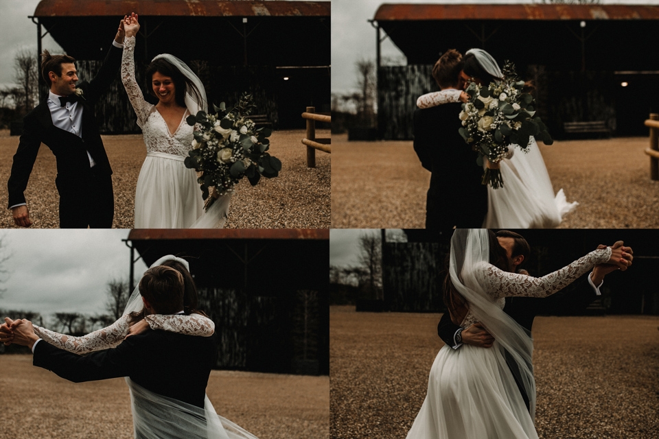 wedding portraits at the barn , cripps stone barn