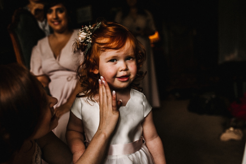 brides daughter and flower girl , Opheilia