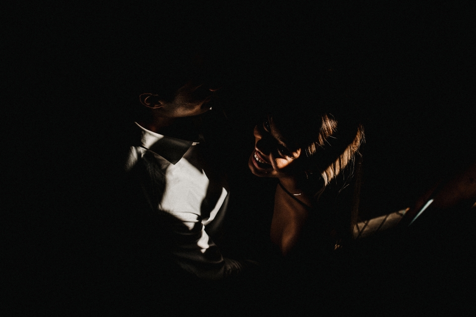 dark and moody couple portrait at a salgshallen , oslo