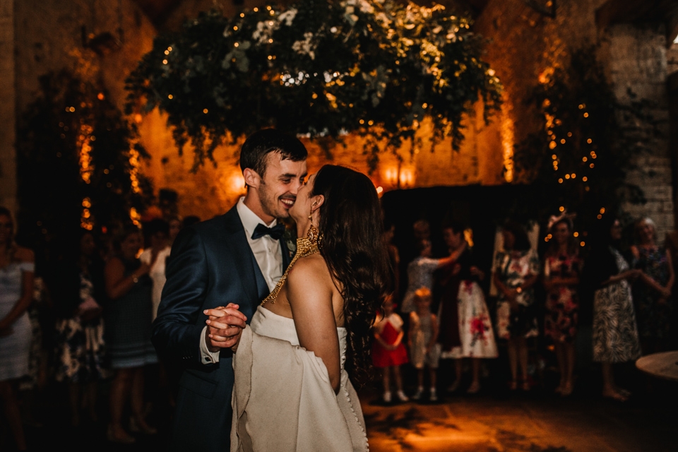 epic first dance photography on wedding day 