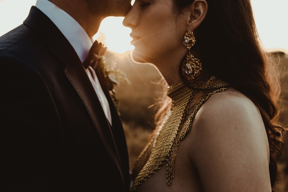 golden hour wedding photography