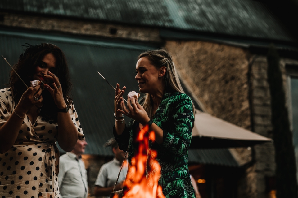 smores and cripps barn 